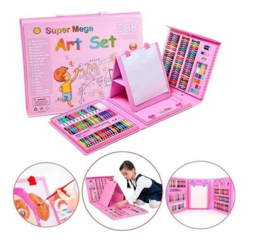 Set De Arte niños Maleta 208 Piezas